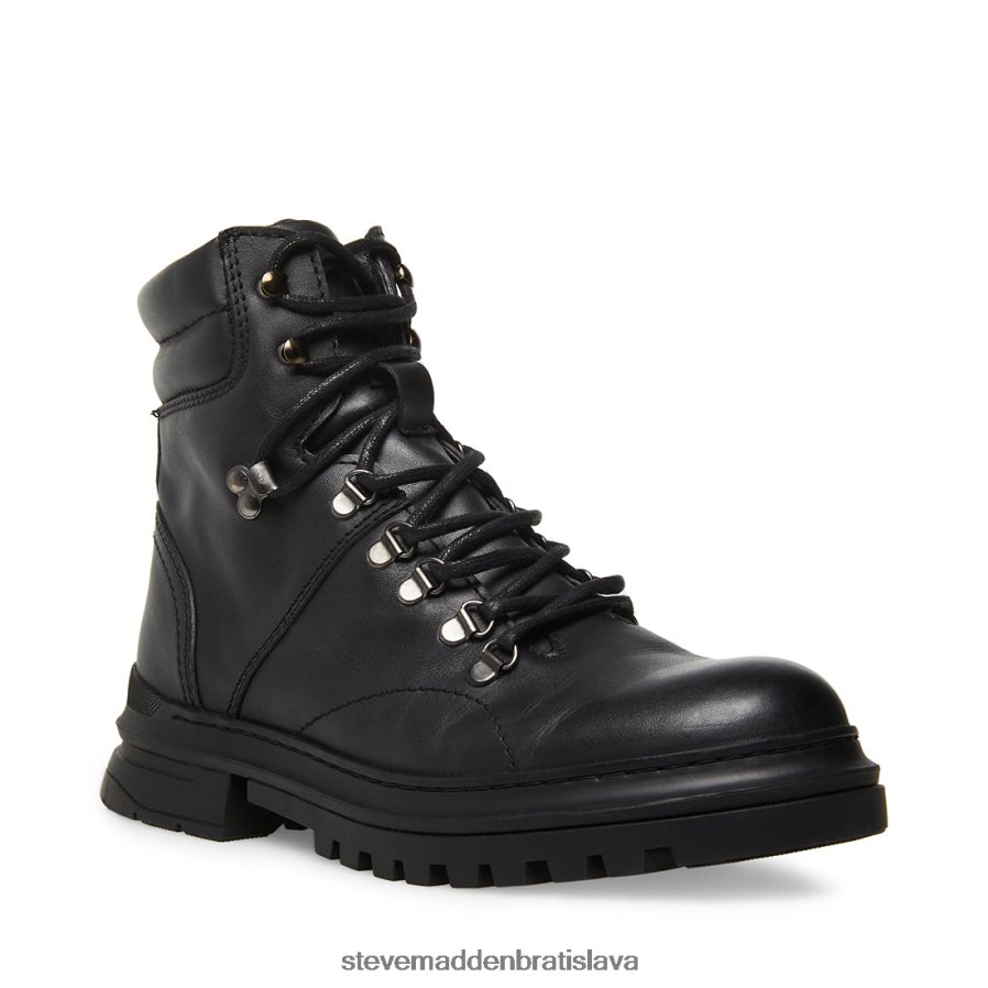 obuv čierna koža muži Steve Madden monty 8D42H956