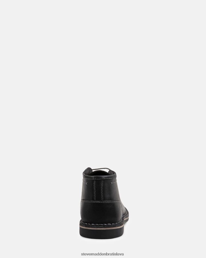 obuv čierna koža muži Steve Madden načúvať 8D42H937
