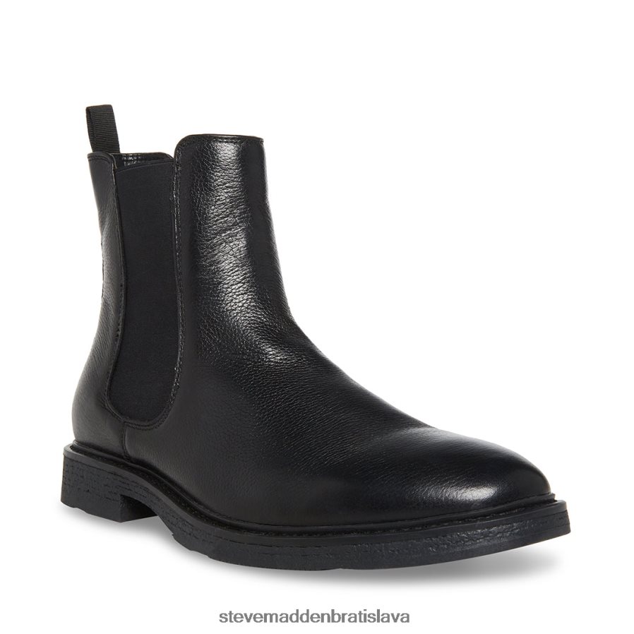 obuv čierna koža muži Steve Madden pedro 8D42H971