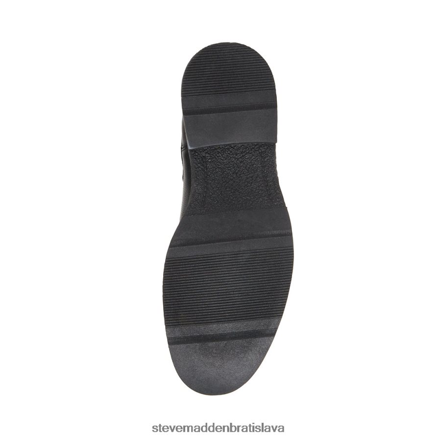 obuv čierna koža muži Steve Madden pedro 8D42H971