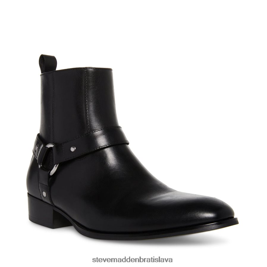obuv čierna koža muži Steve Madden pomlčka 8D42H932
