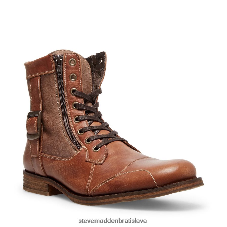 obuv koňaková koža muži Steve Madden vedľajšia koľaj 8D42H978