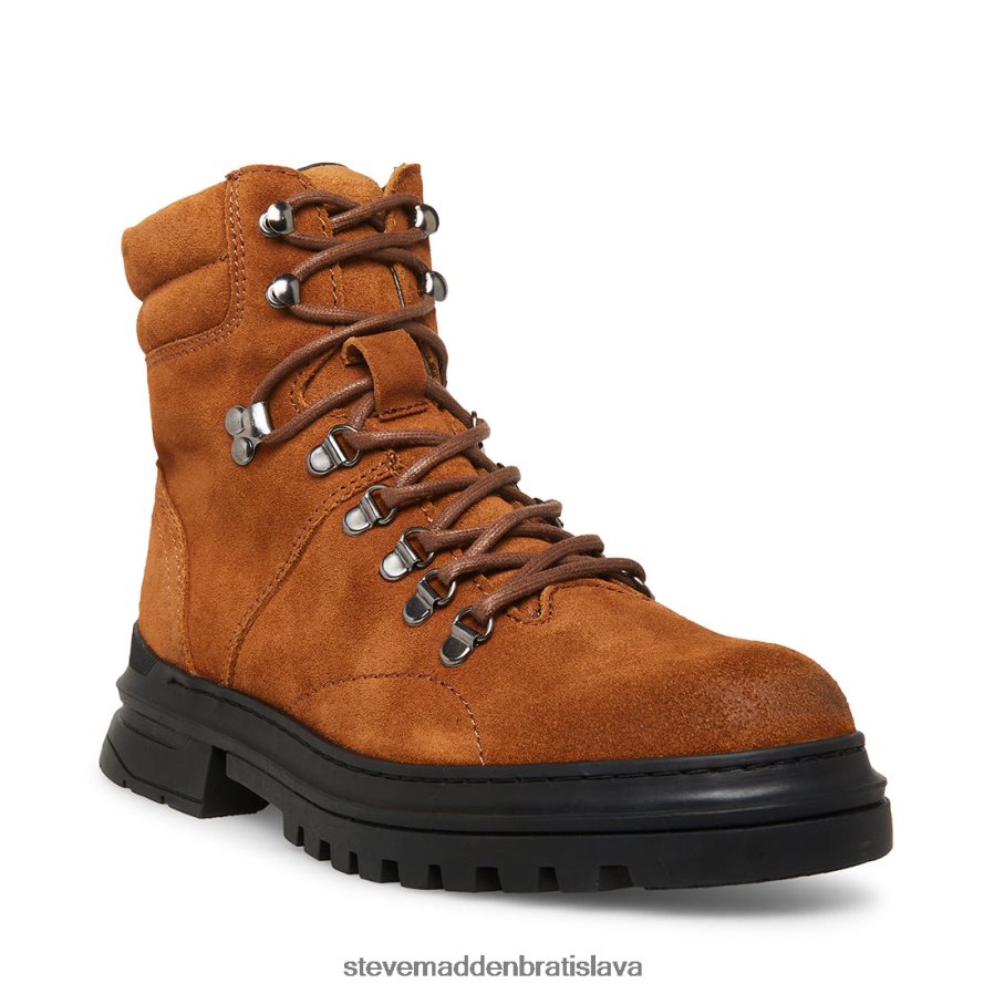 obuv koňakový semiš muži Steve Madden monty 8D42H957
