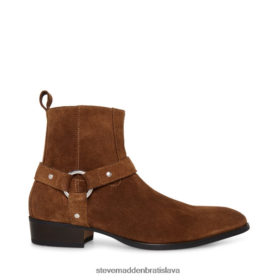 obuv koňakový semiš muži Steve Madden pomlčka 8D42H950