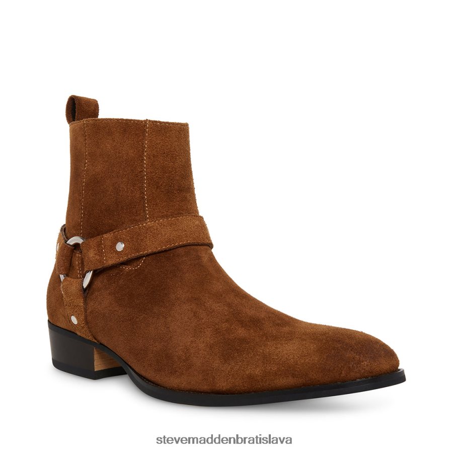 obuv koňakový semiš muži Steve Madden pomlčka 8D42H950