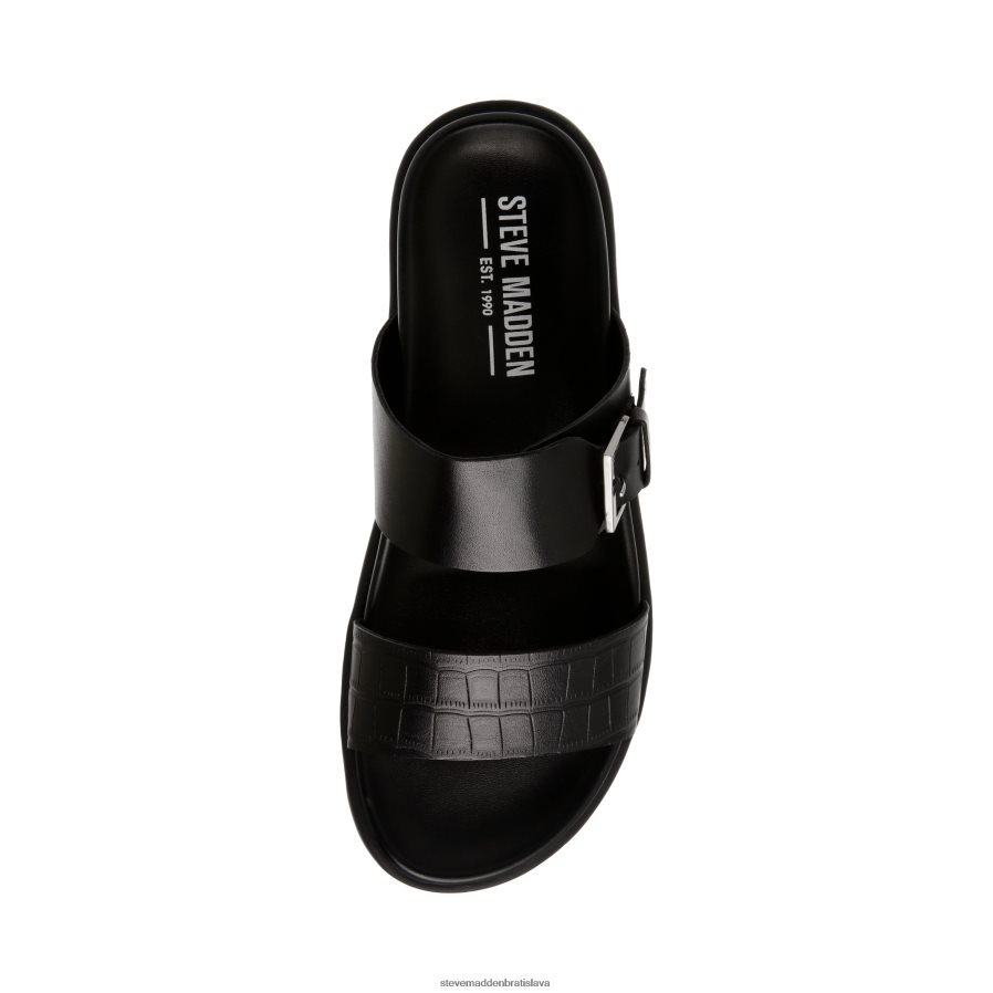 obuv čierna koža muži Steve Madden kadmus 8D42H1081
