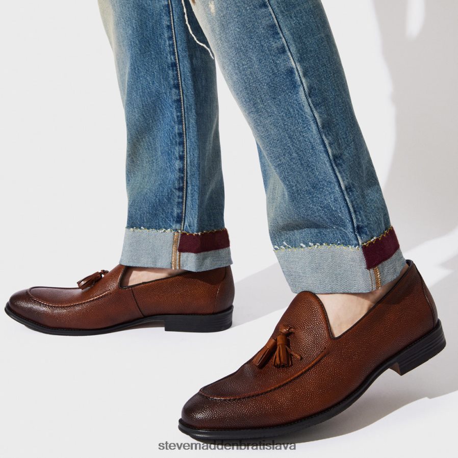 obuv hnedá koža muži Steve Madden paen 8D42H1018