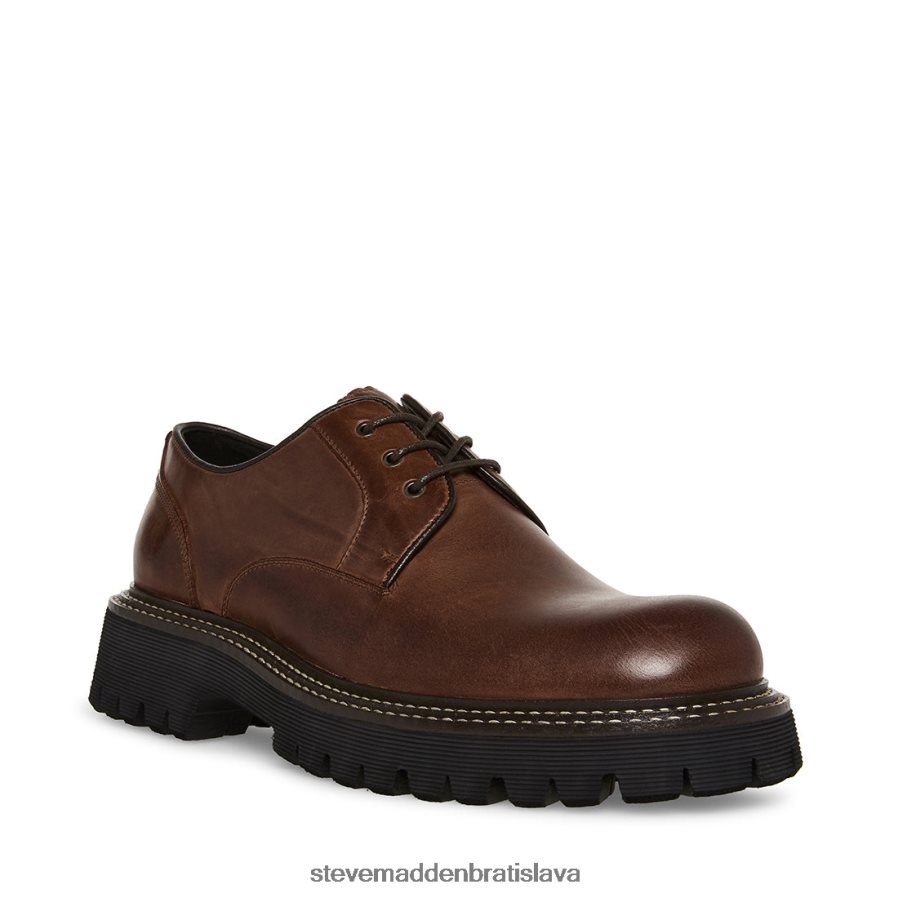 obuv hnedá koža muži Steve Madden zylen 8D42H1029