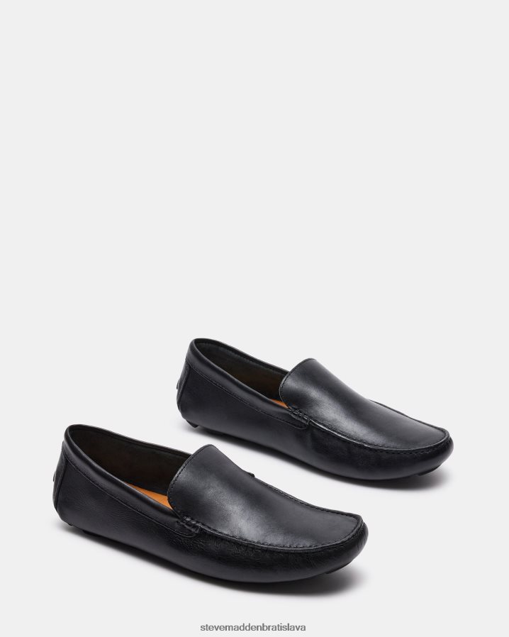 obuv čierna koža muži Steve Madden bergamo 8D42H1005