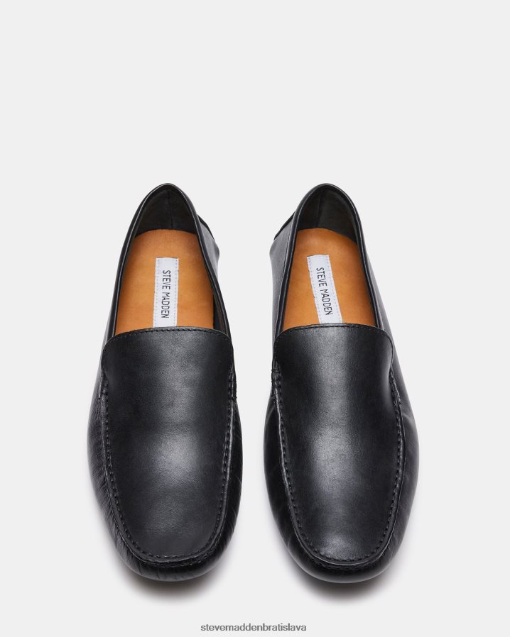 obuv čierna koža muži Steve Madden bergamo 8D42H1005