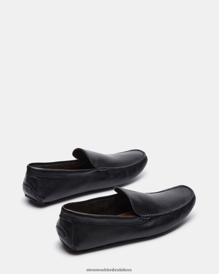obuv čierna koža muži Steve Madden bergamo 8D42H1005