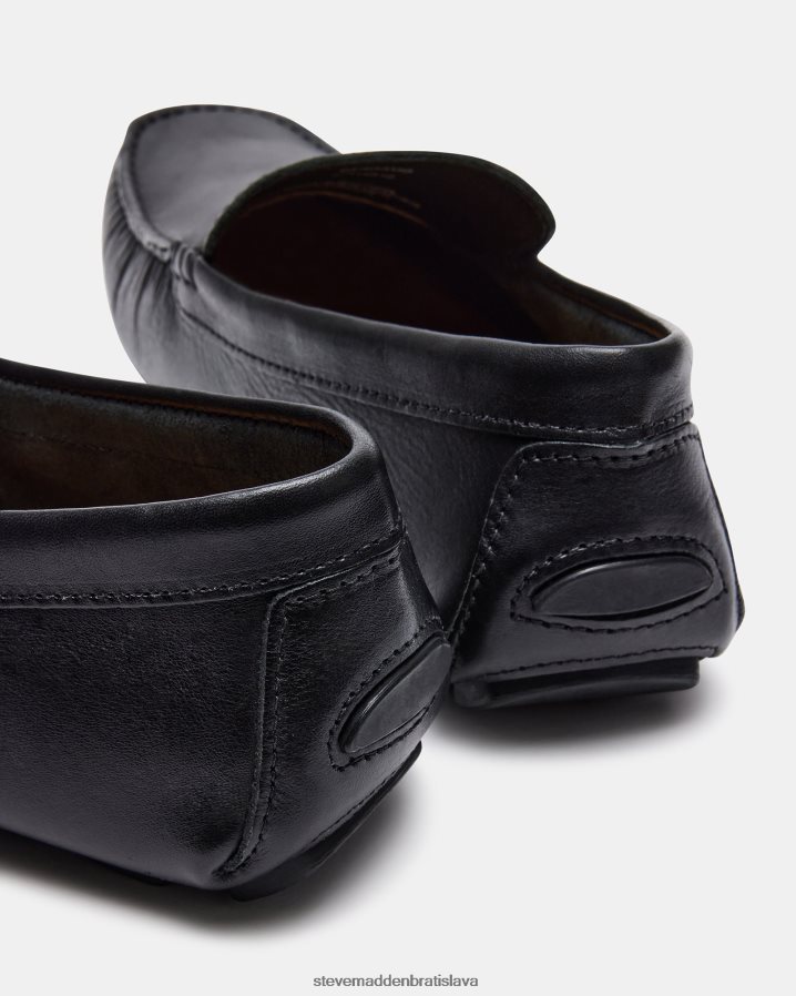 obuv čierna koža muži Steve Madden bergamo 8D42H1005