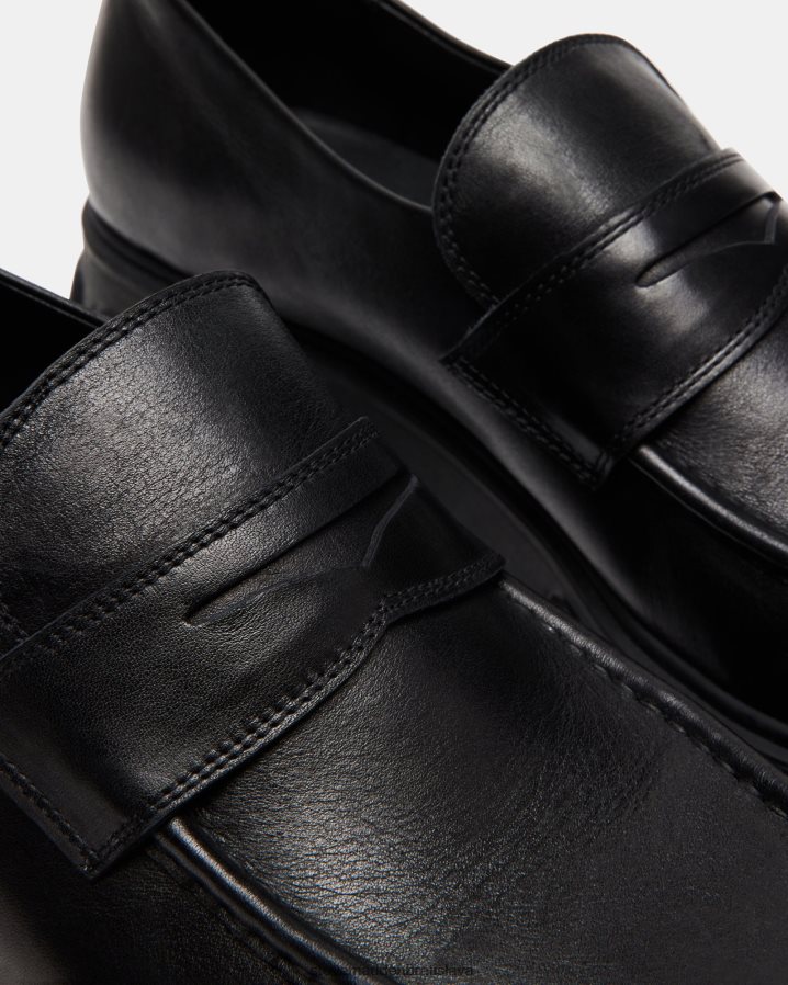 obuv čierna koža muži Steve Madden centro 8D42H982