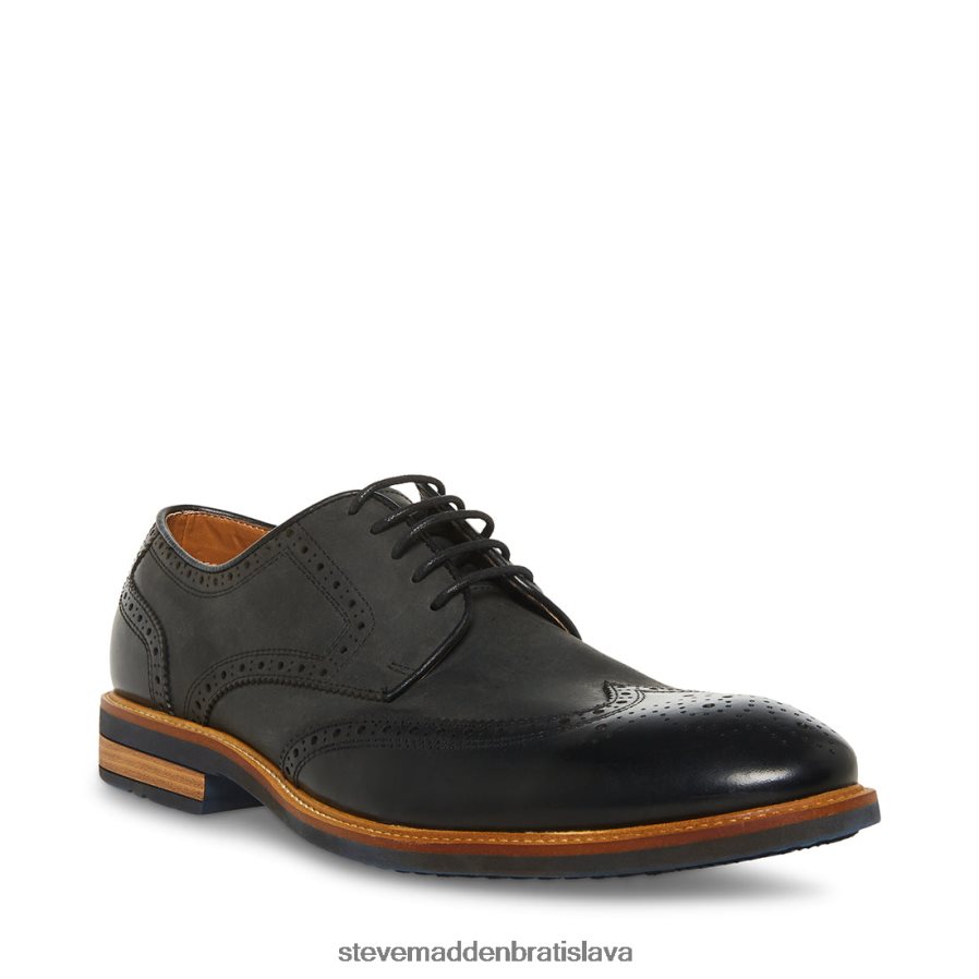 obuv čierna koža muži Steve Madden kadynn 8D42H1039