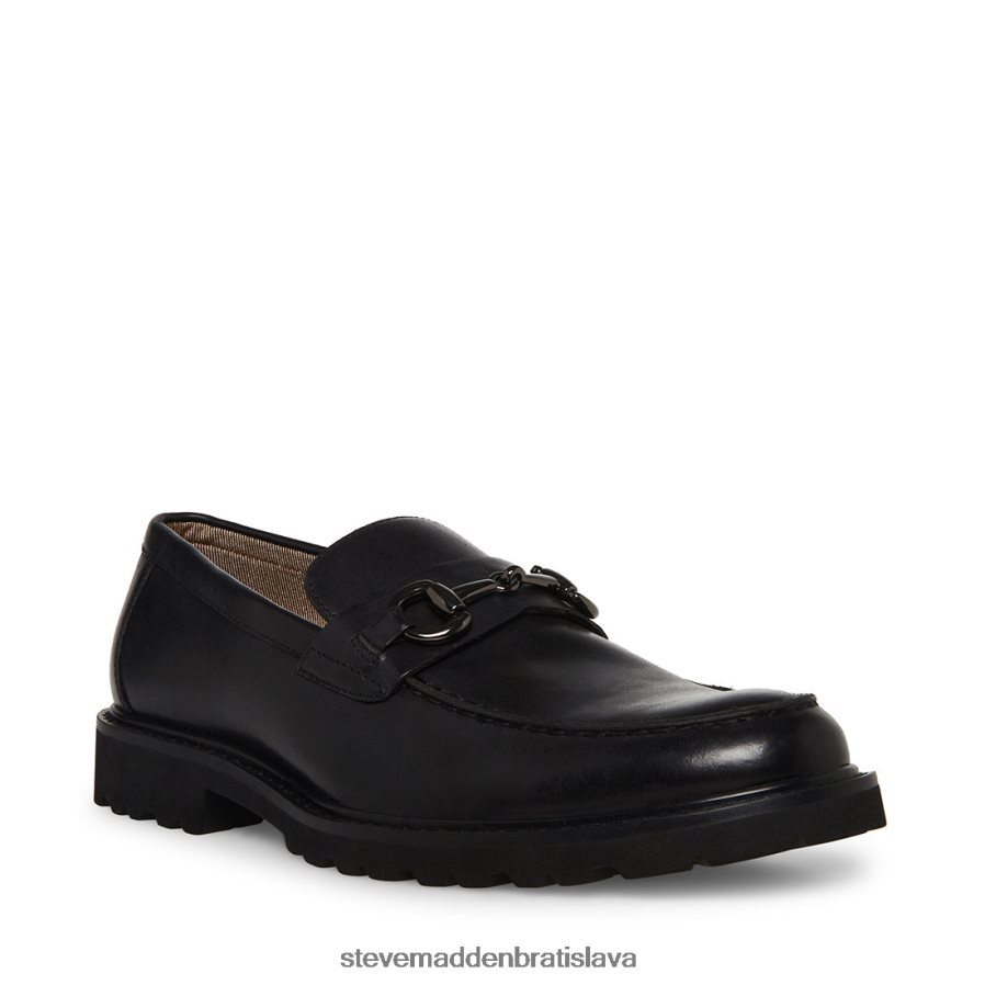 obuv čierna koža muži Steve Madden kyan 8D42H996