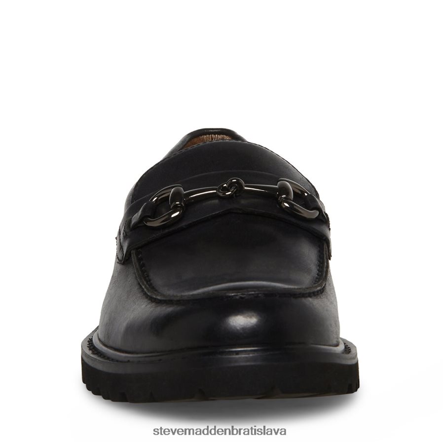 obuv čierna koža muži Steve Madden kyan 8D42H996