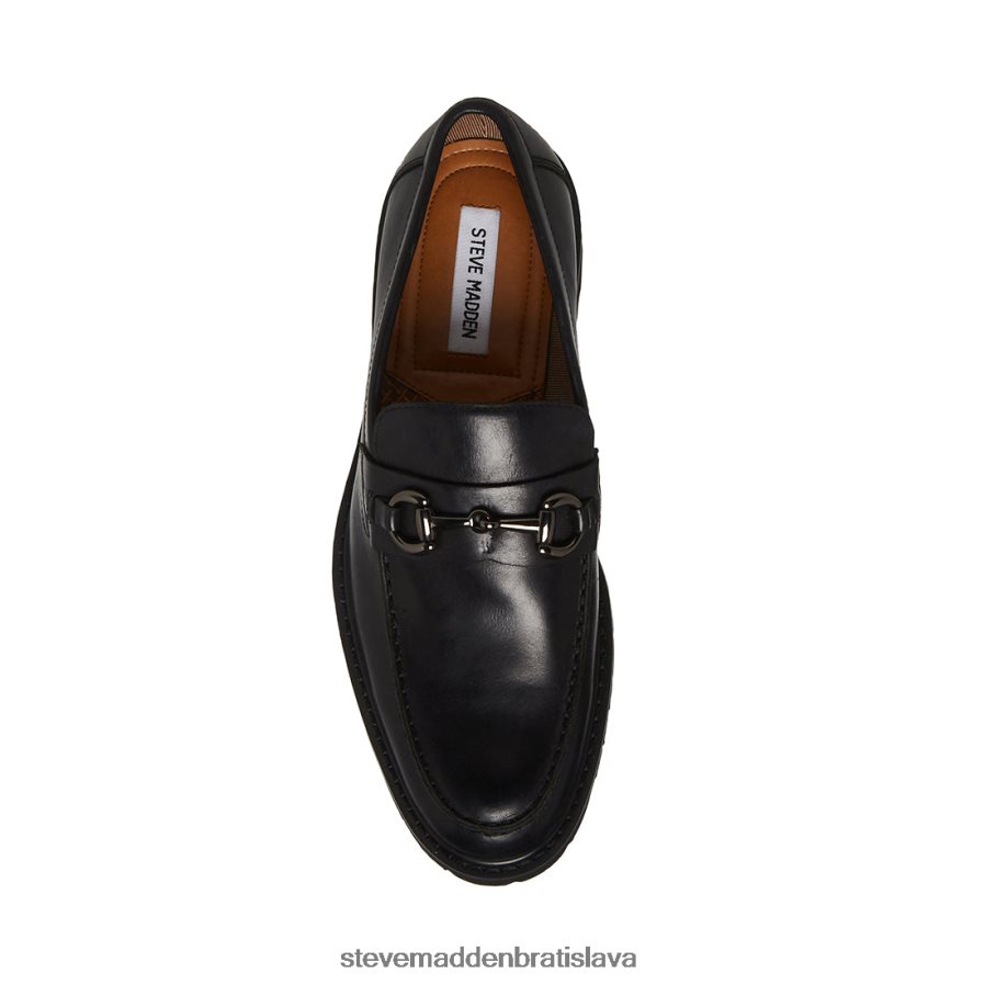 obuv čierna koža muži Steve Madden kyan 8D42H996