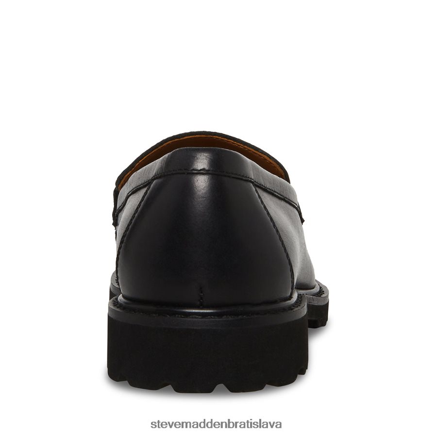 obuv čierna koža muži Steve Madden kyan 8D42H996