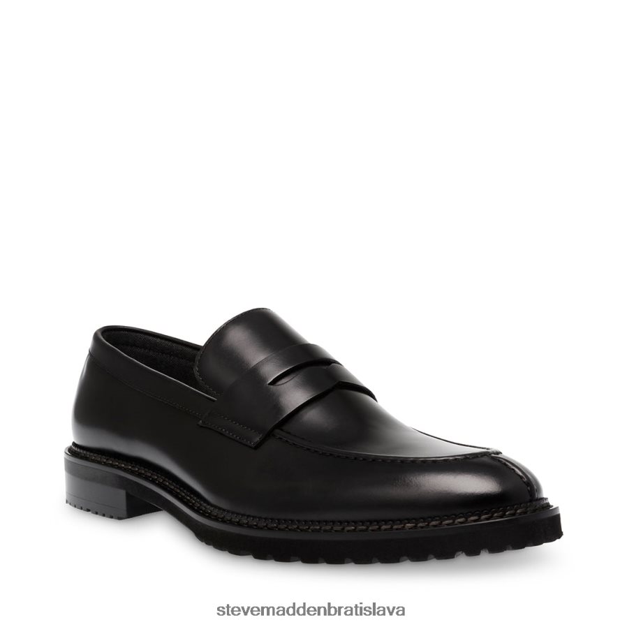 obuv čierna koža muži Steve Madden saban 8D42H1007