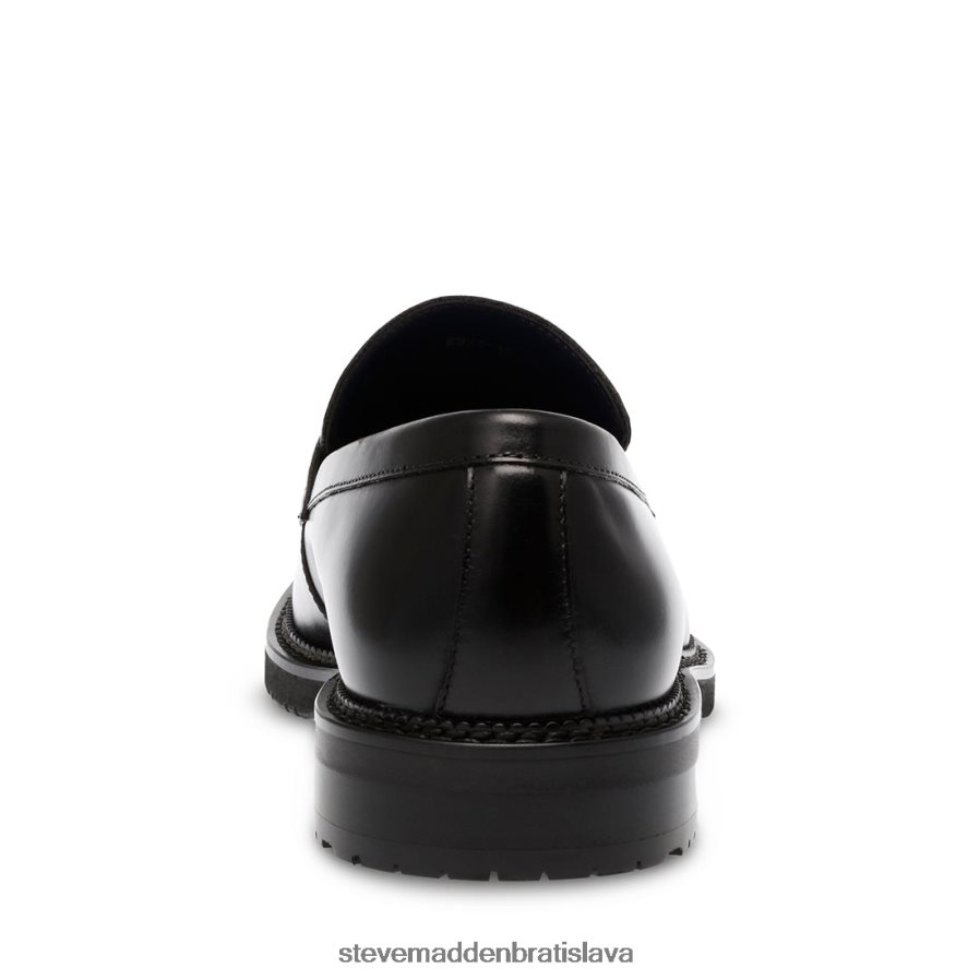obuv čierna koža muži Steve Madden saban 8D42H1007