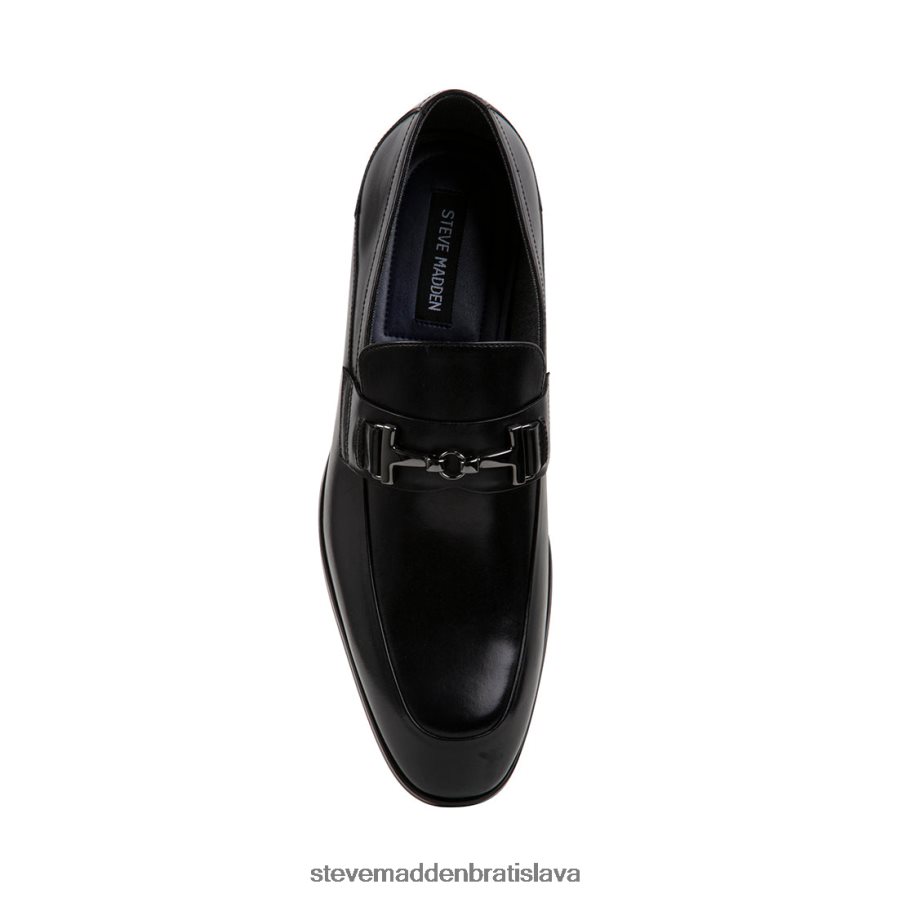 obuv čierna koža muži Steve Madden valon 8D42H992