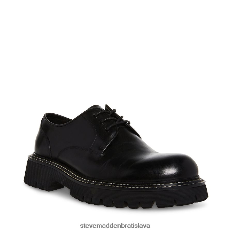 obuv čierna koža muži Steve Madden zylen 8D42H993