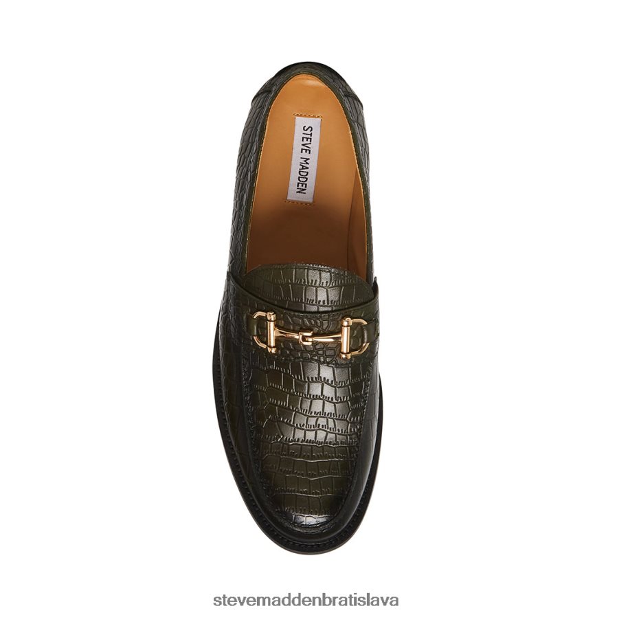 obuv zelený krokodíl muži Steve Madden wallace 8D42H1043