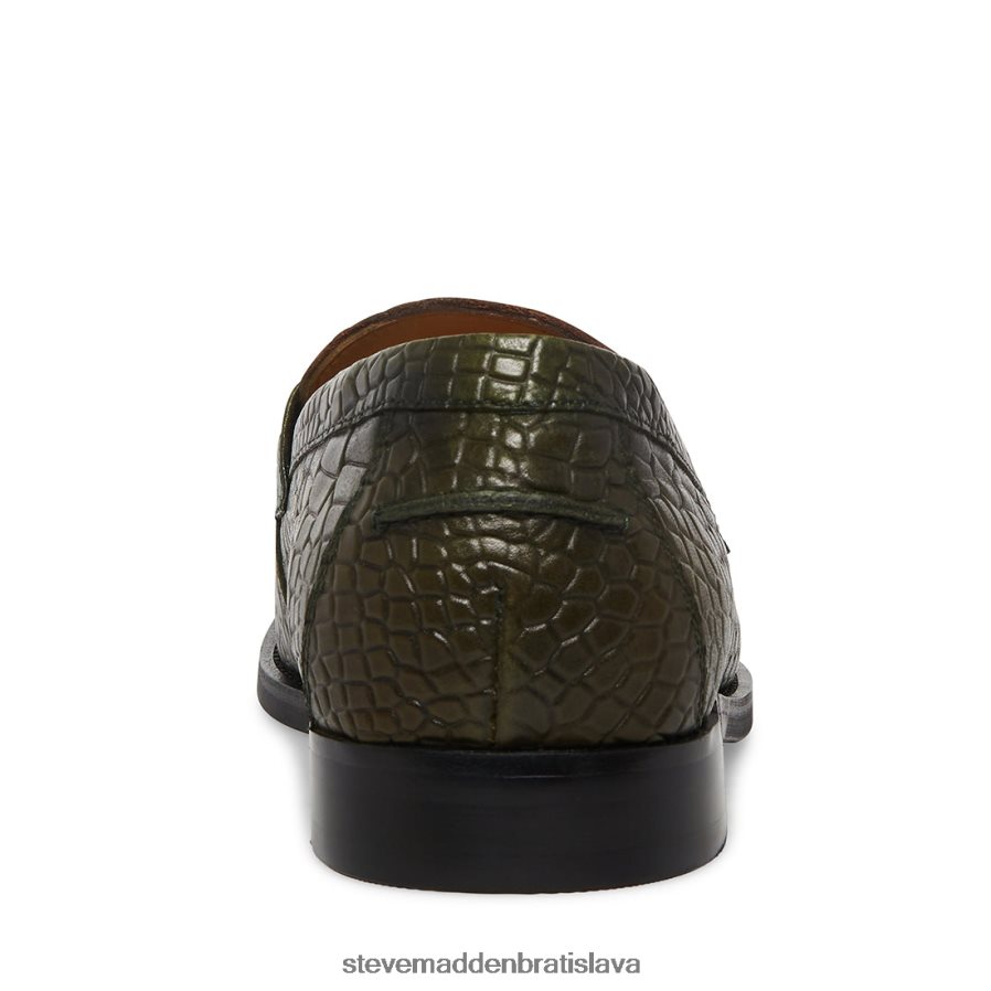 obuv zelený krokodíl muži Steve Madden wallace 8D42H1043