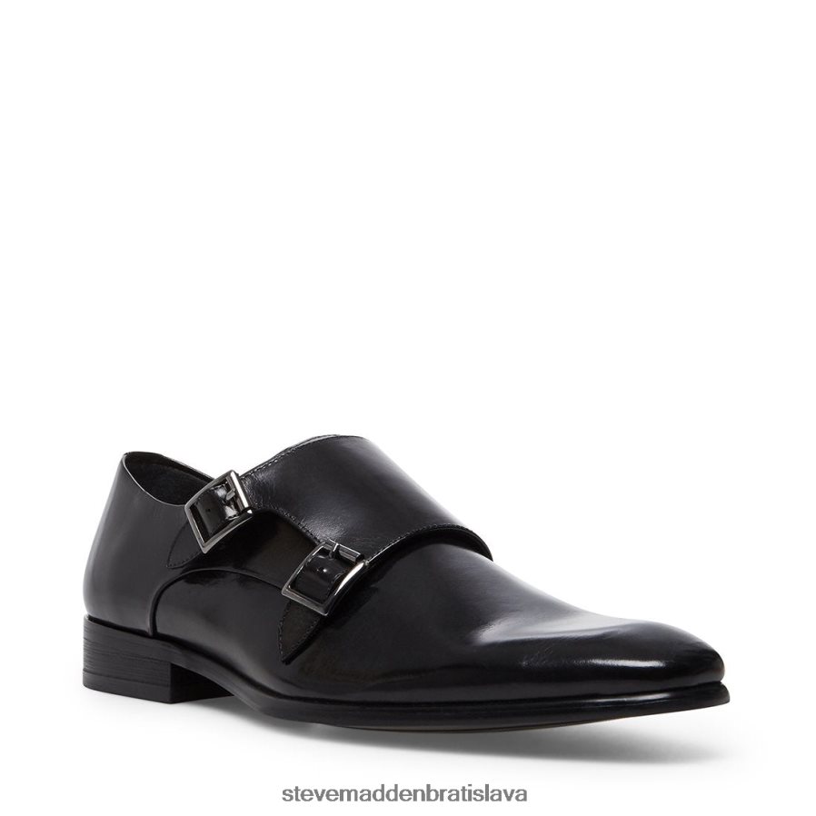 obuv čierna koža muži Steve Madden beaumont 8D42H1048