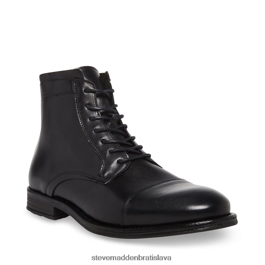 obuv čierna koža muži Steve Madden studne 8D42H1060