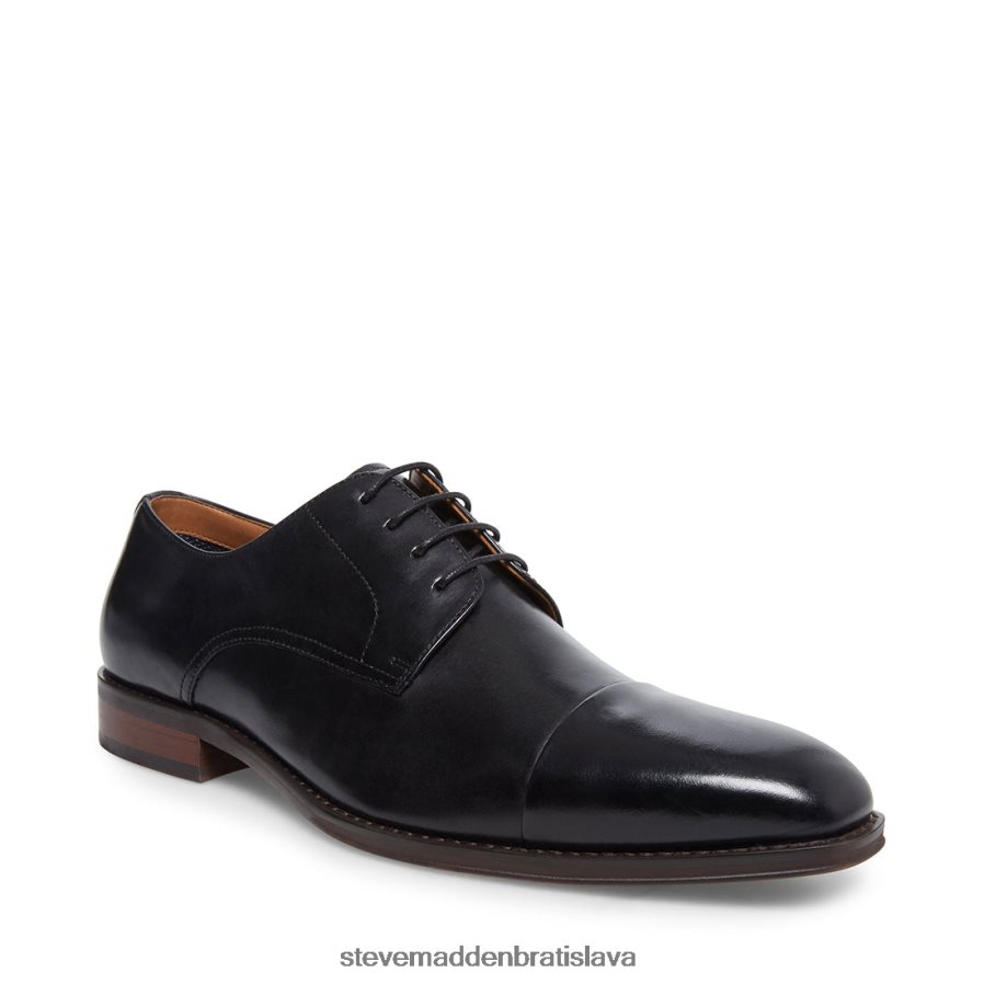 obuv čierna koža muži Steve Madden zápletka 8D42H1044