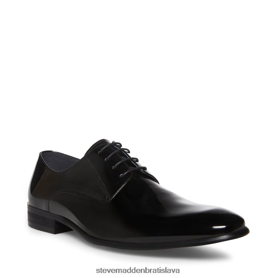 obuv čierny patent muži Steve Madden krásavec 8D42H1049