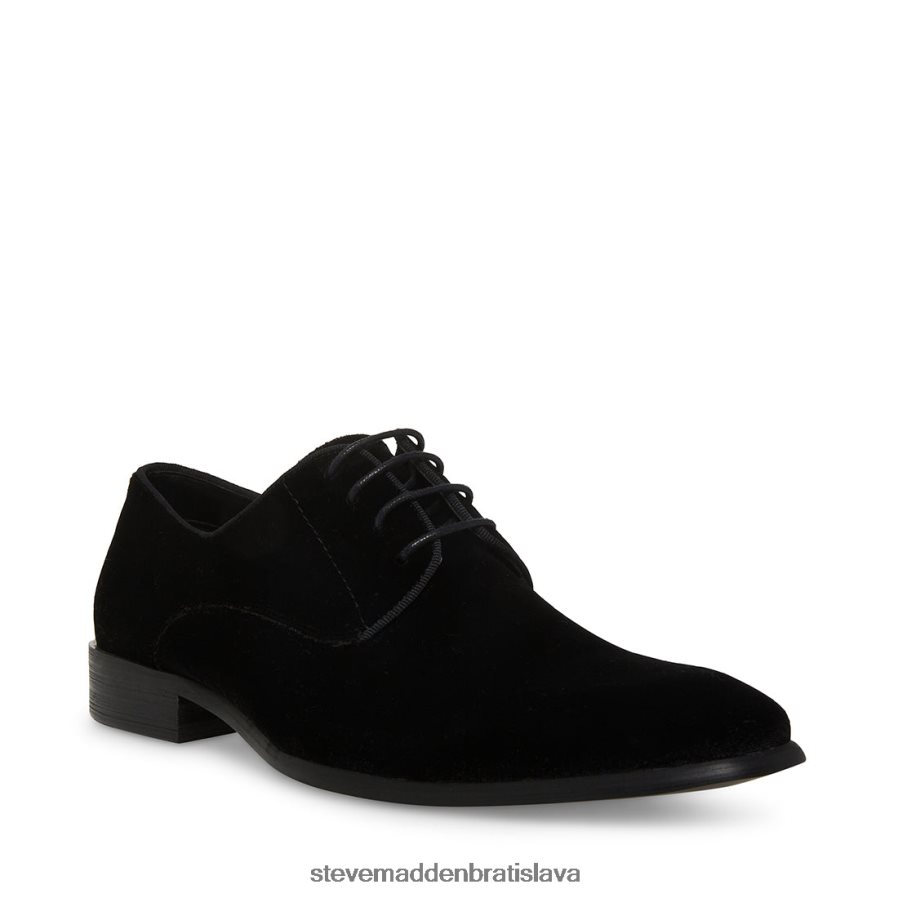 obuv čierny zamat muži Steve Madden beaux-v 8D42H1051