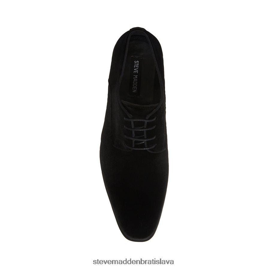 obuv čierny zamat muži Steve Madden beaux-v 8D42H1051