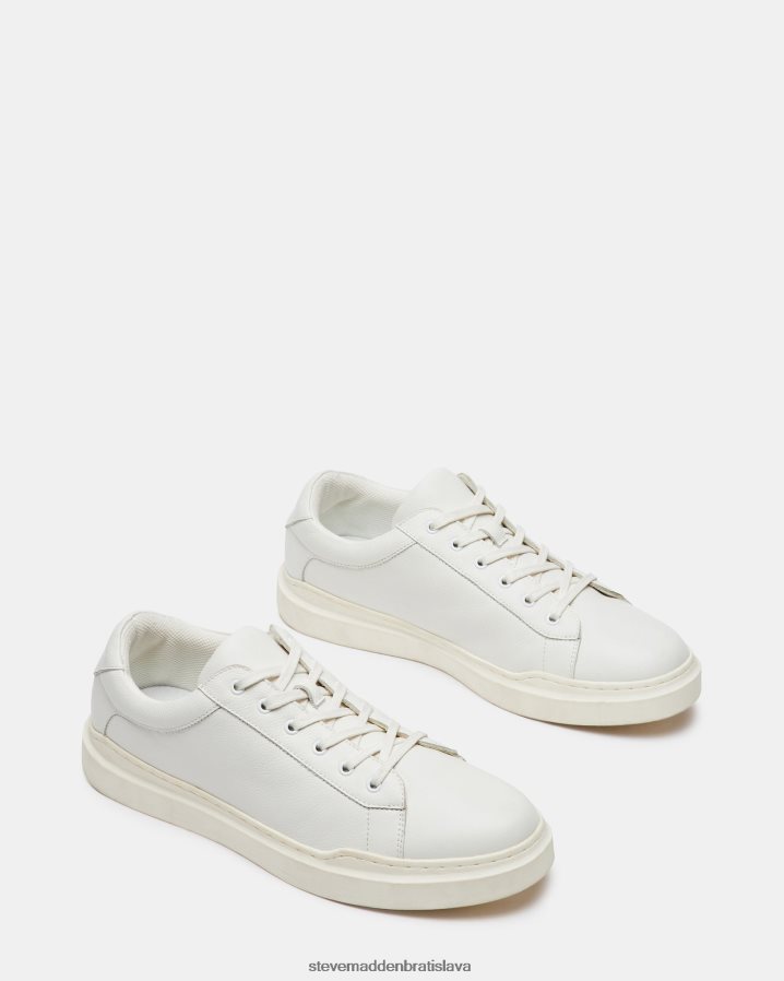 obuv biela koža muži Steve Madden tilton 8D42H896