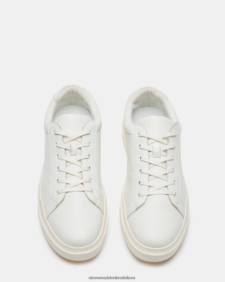 obuv biela koža muži Steve Madden tilton 8D42H896