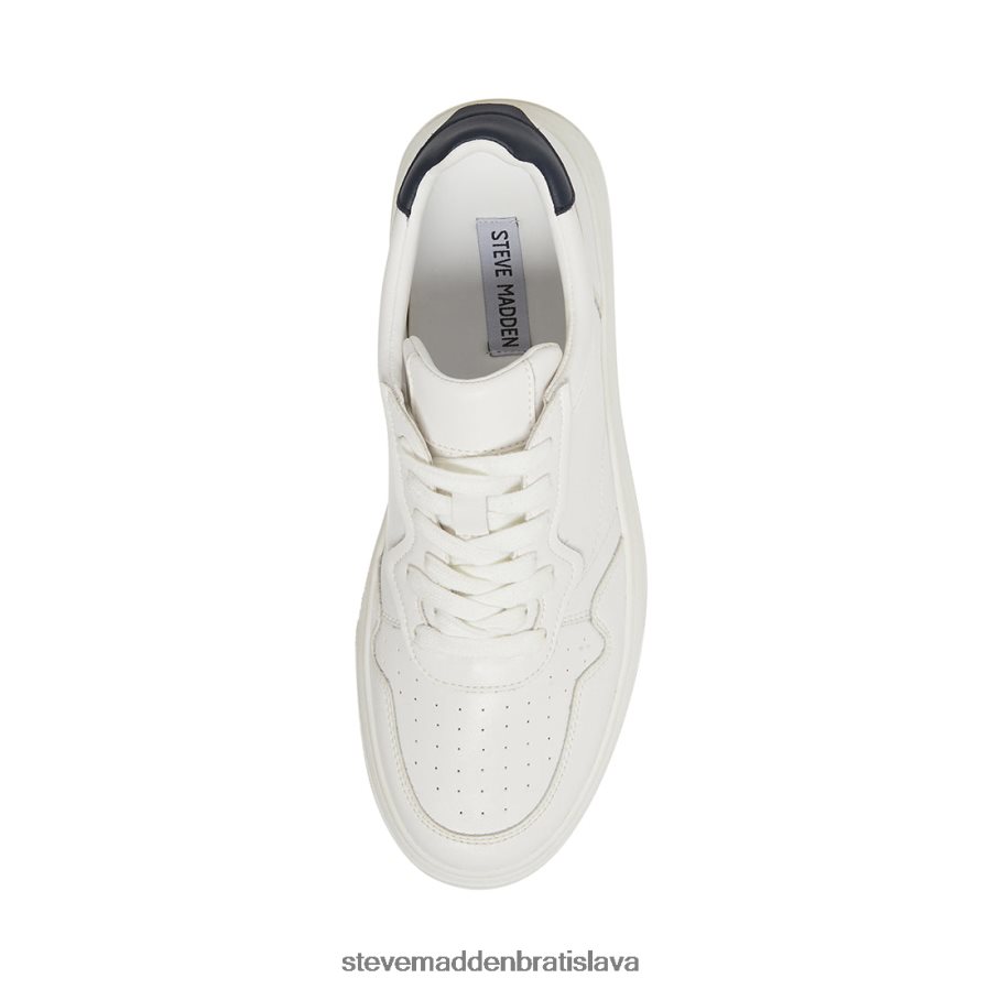 obuv biela/námorná koža muži Steve Madden jorgee 8D42H919