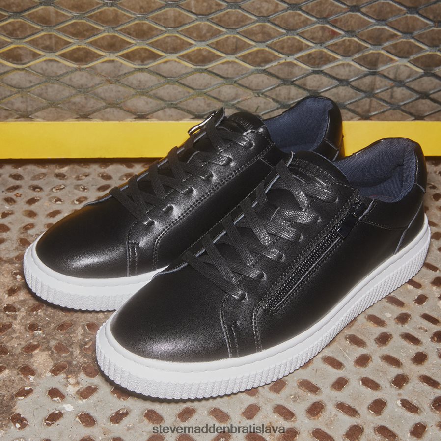 obuv čierna koža muži Steve Madden niziam 8D42H906