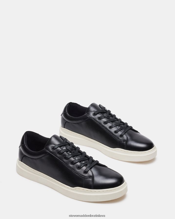 obuv čierna koža muži Steve Madden tilton 8D42H901