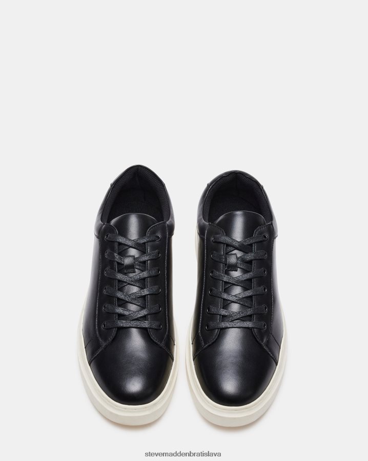 obuv čierna koža muži Steve Madden tilton 8D42H901