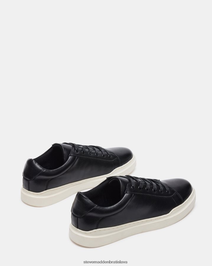 obuv čierna koža muži Steve Madden tilton 8D42H901