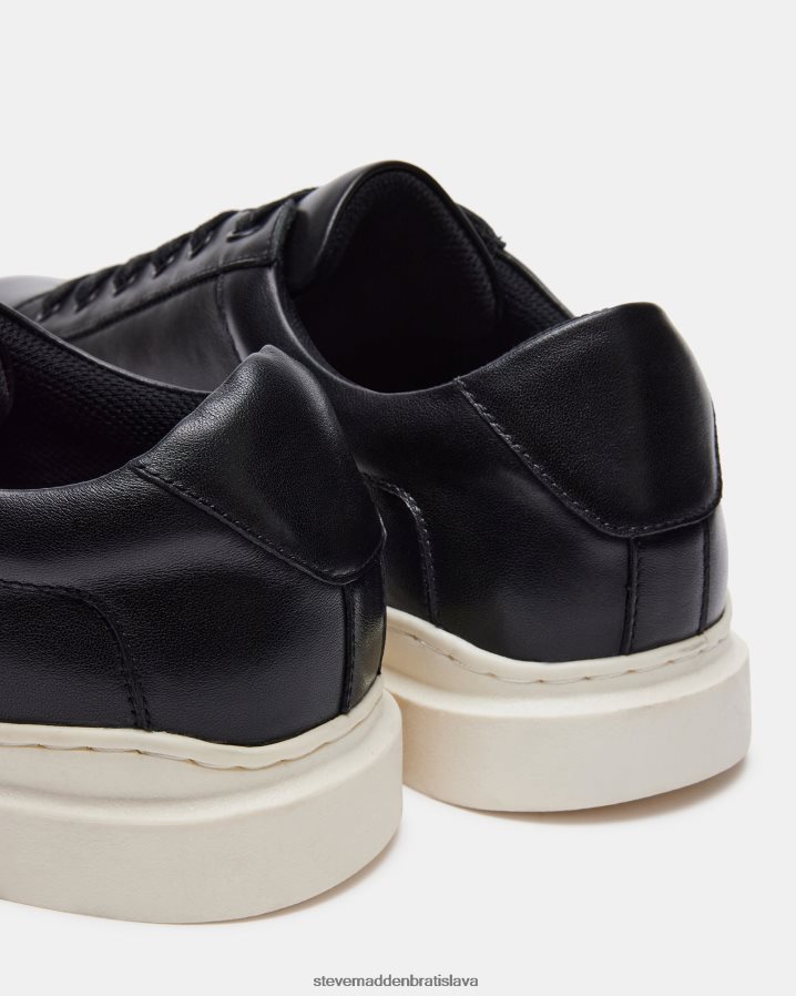 obuv čierna koža muži Steve Madden tilton 8D42H901