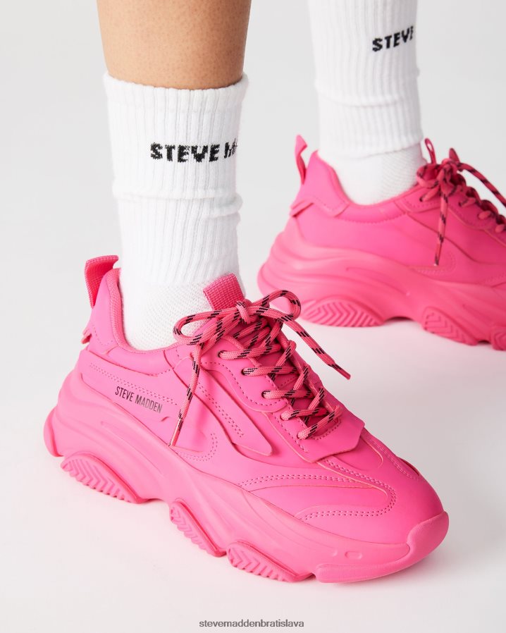 obuv ružový neón ženy Steve Madden držba 8D42H251