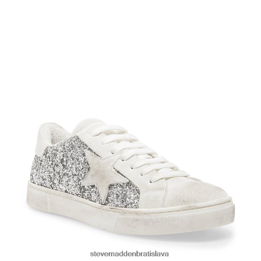 obuv strieborné trblietky ženy Steve Madden rubín 8D42H350