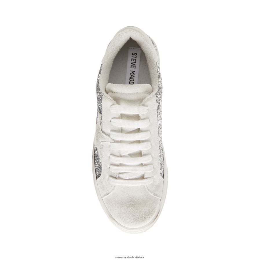obuv strieborné trblietky ženy Steve Madden rubín 8D42H350